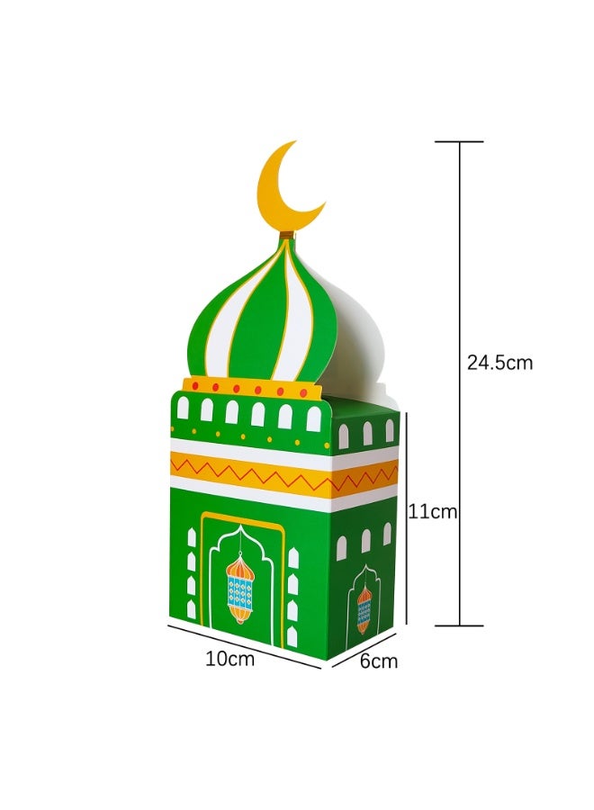 12pcs Eid Mubarak Decorative Gift Boxes – Colorful Ramadan Party Favors & Eid Celebration Decorations - Image 3